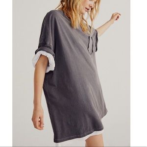 Free People Oversized Tee